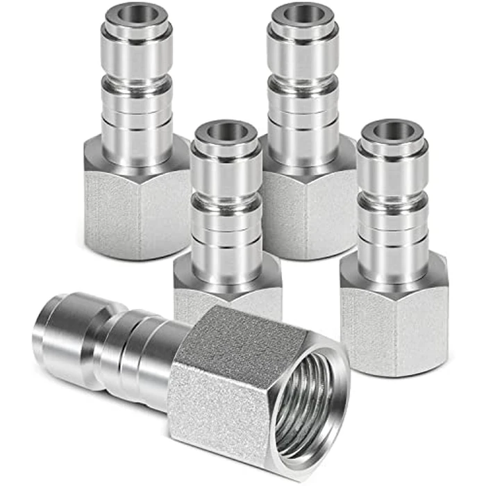 S-1818 1/2" FNPT G Style Plugs 5pcs for Require More Than 60 SCFM by sevencow - Used - Good condition - CA$20.61