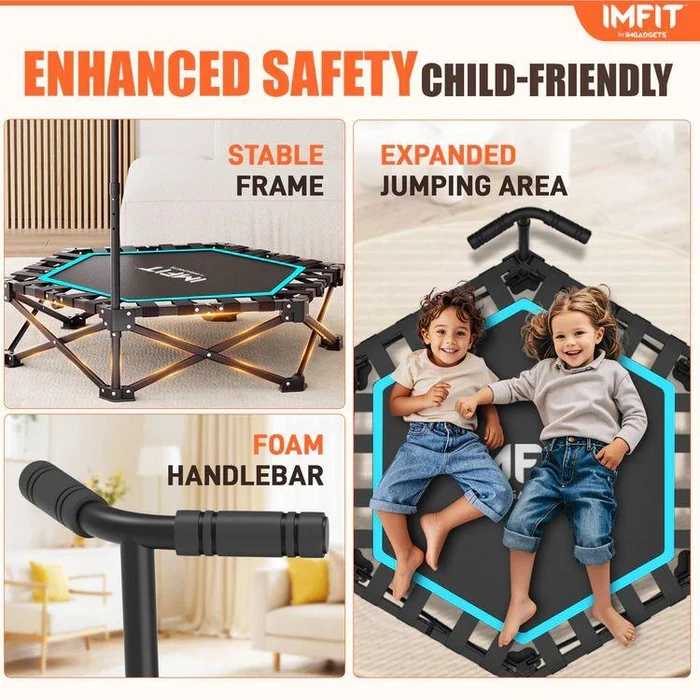 IMFIT Foldable Fitness Trampoline - Black by IMFIT - Image 5