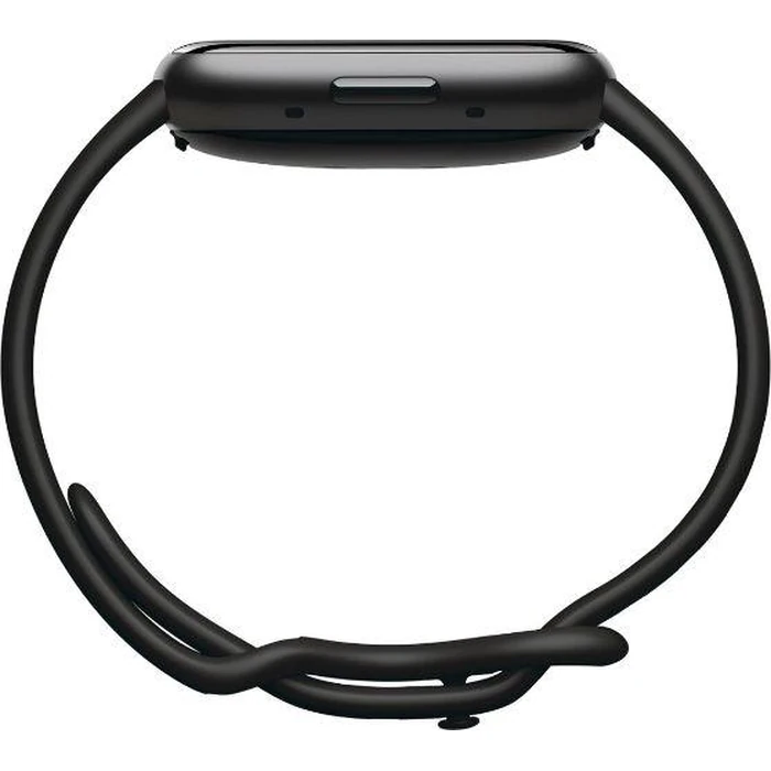Fitbit Versa 4 Health and Fitness Smartwatch - 40mm - Graphite Aluminum Case with Black Elastomer Classic Band by Fitbit - Image 3