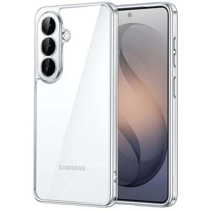 JETech Case for Samsung Galaxy S26 Plus, Camera Lens Full Protection, Non-Yellowing Shockproof Bumper Phone Cover, Anti-Scratch Hard PC Back (Clear) by JETech - Used - Acceptable condition - CA$9.59