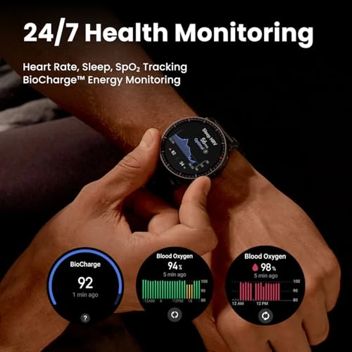 Amazfit Active Max Smart Watch 1.5" AMOLED Display, 25-Day Battery, Offline Maps, GPS, 4GB Storage, 170+ Sport Modes, 5 ATM Water Resistant, Heart Rate & Sleep Fitness Tracker for Android & iPhone by Amazfit - Image 6