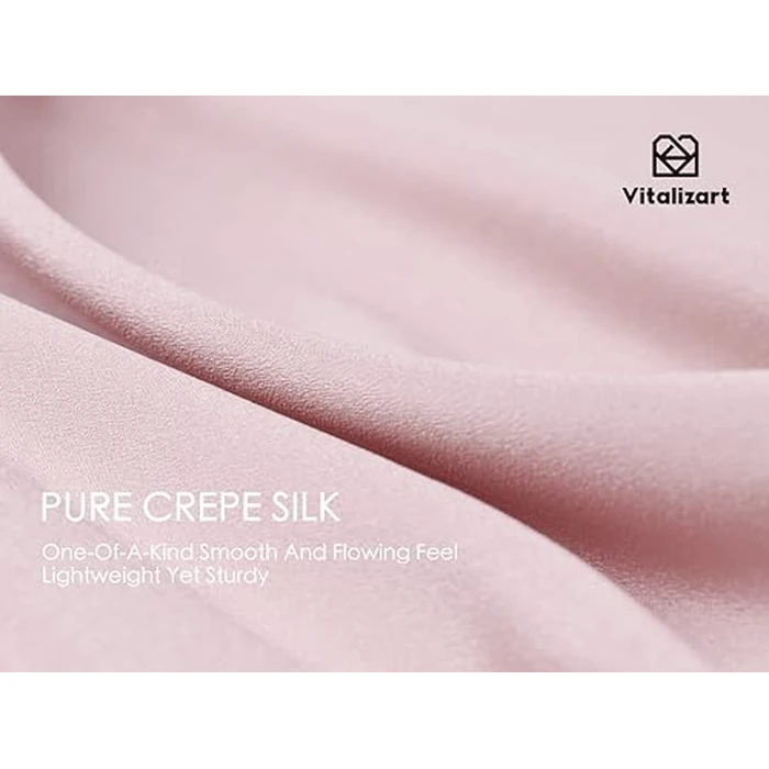 Vitalizart Pink Ribbon 5/8” Double Face Silky Satin Ribbon 15 Yard Crepe Silk Like Handmade Frayed Fringe for Gift Wrapping Baby Shower Wedding Bridal Bouquet Decor Dusty Pink Rose by Vitalizart - Image 2