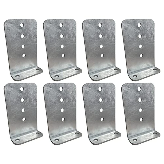 A.A 8 Pack 8" Galvanized L-Type Boat Trailer Bunk Bracket, Heavy Duty by A.A - Used - Good condition - US$63.32
