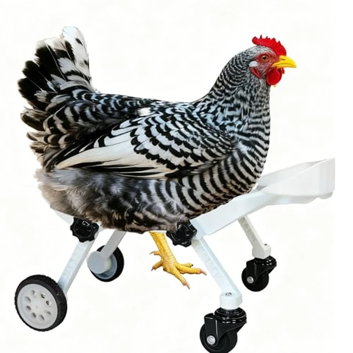 ANIMOASIS Adjustable Small-Scale Pet Chicken Wheelchair - Small Pet Poultry Mobility Aid Cart, Adjustable Size for Comfortable Use, Supports Injured/Disabled Poultry to Move Freely by ANIMOASIS - Image 4