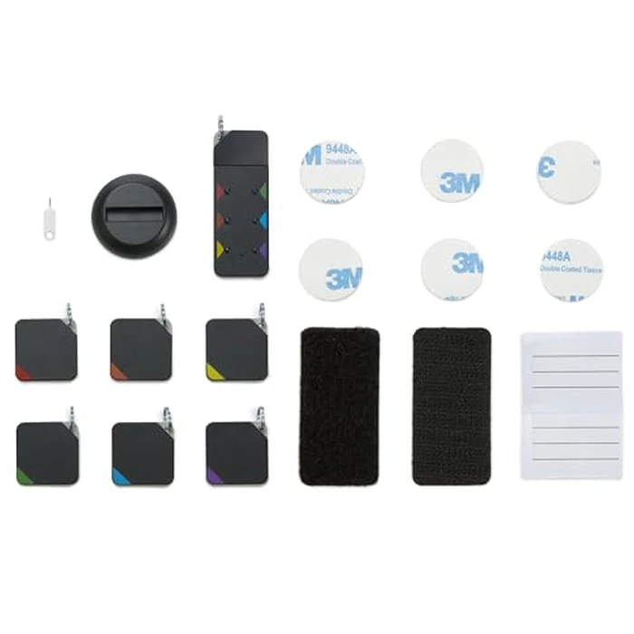 Amazon Basics Key Finder, Wallet, Pet, Phone, Item Locator - 6 Smart Trackers, 1 Remote, 100 ft (30 m) Range, up to 80dB alarm via RF signals. No phone, mobile app or WiFi required by Amazon Basics - Image 4