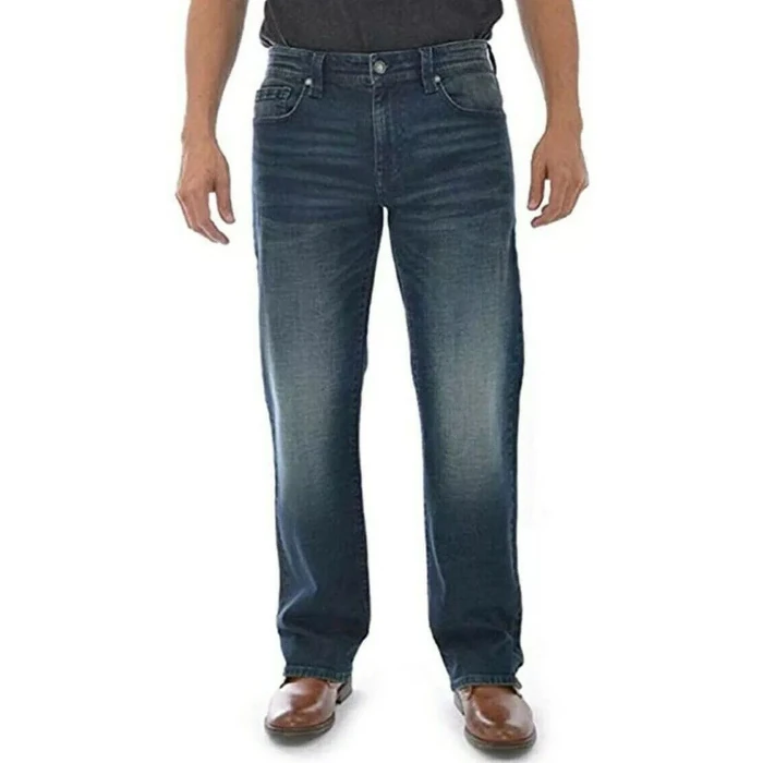 T.K. Axel Men's Slim Boot Stretch Denim - 34L Length - 32W - Water by T.K. Axel - Refurbished - Brand New condition