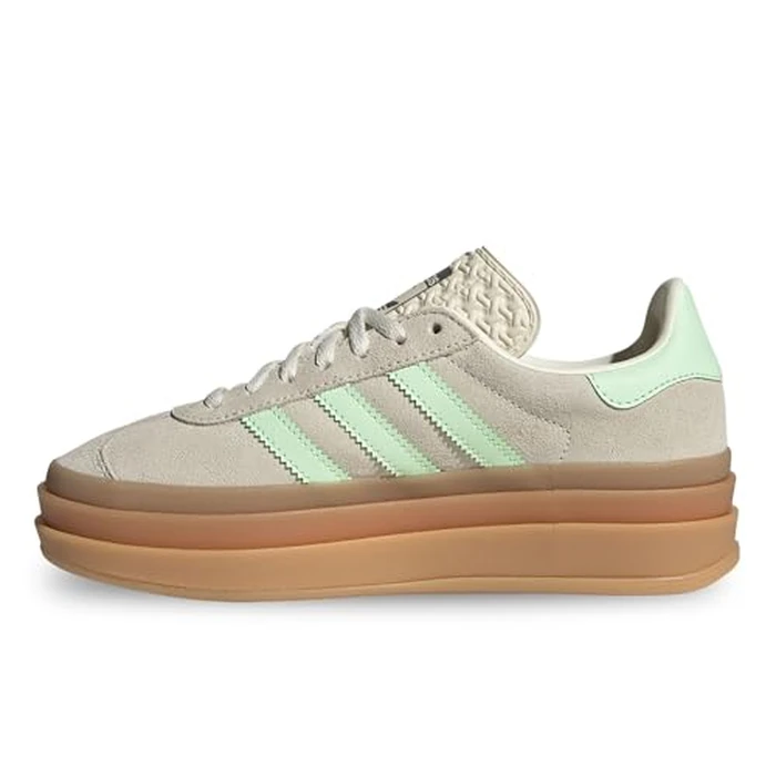 adidas Gazelle Bold J Big Kid Shoes, Cloud White/Night Indigo/Core White, Size 6 by adidas - Image 3