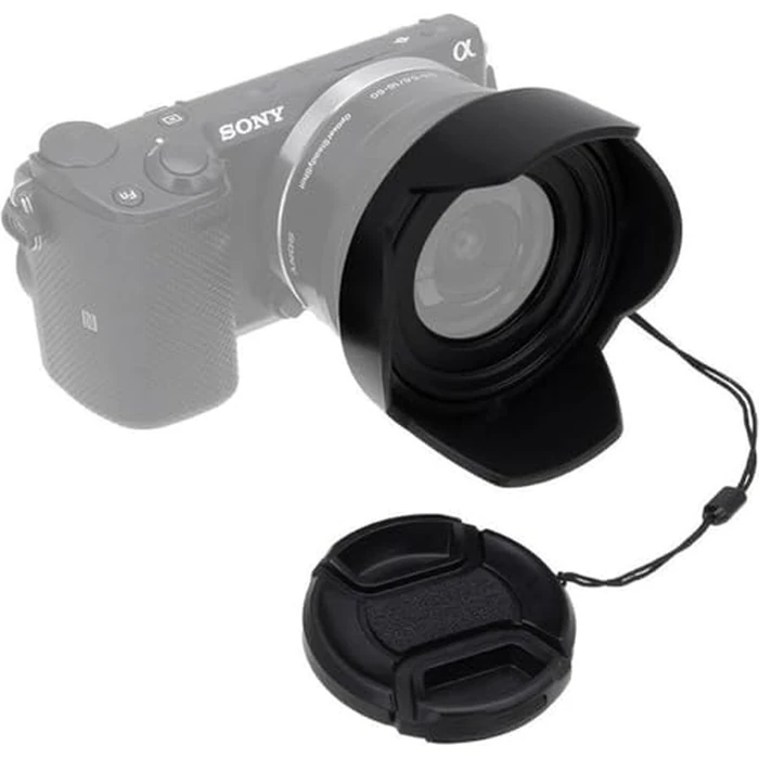 Fotodiox 40.5mm Reversible Lens Hood Kit Compatible with Sony E PZ 16-50mm F3.5-5.6 OSS II Lens - Screw-in Tulip Hood with Cap by Fotodiox - Used - Like New condition - US$8.19
