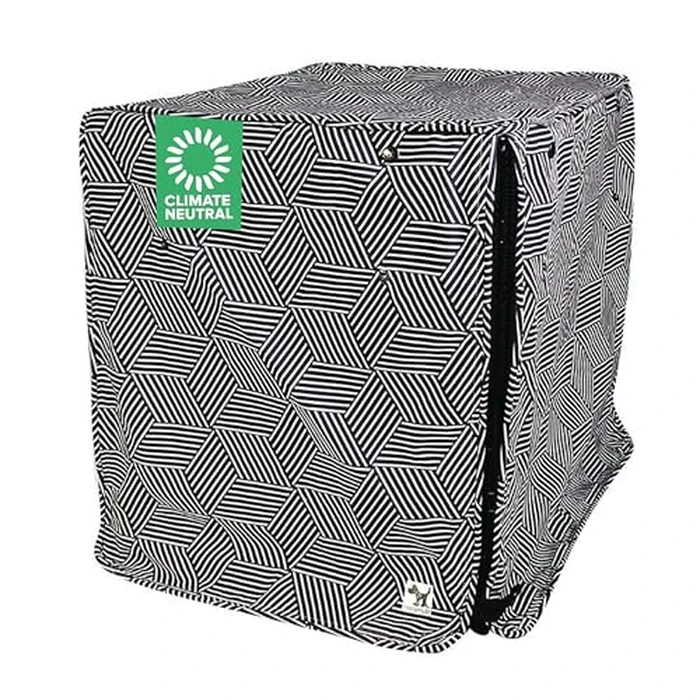 Molly Mutt Rough Gem Dog Crate Cover, 100% Cotton Canvas Cover with 2 Roll-Up Panels, Ideal for Dog or Cat Crate, Durable, Washable, and Free of Harmful Chemicals, 30" x 21" x 24" by molly mutt - Used - Good condition - CA$66.13