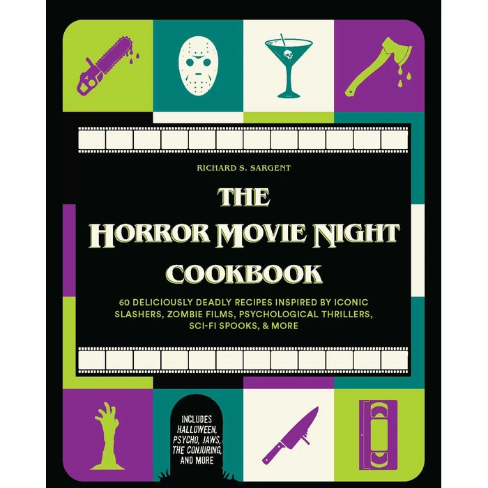 The Horror Movie Night Cookbook: 60 Deliciously Deadly Recipes Inspired by Iconic Slashers, Zombie Films, Psychological Thrillers, Sci-Fi Spooks, and More (Includes Halloween, Psycho, Jaws, The Conjuring, and More) by Ulysses Press - Used - Like New condition - CA$16.26