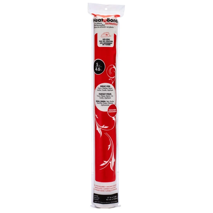 HeatnBond UltraHold Iron-On Adhesive Value Pack, 17 Inches x 5 Yards, White by HeatnBond - Image 1