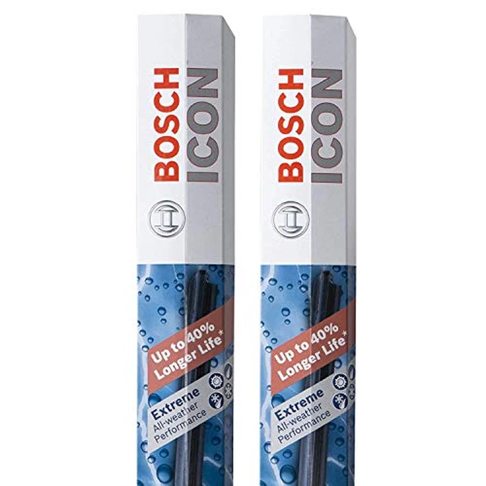 BOSCH 26A20A ICON Beam Wiper Blades - Driver and Passenger Side - Set of 2 Blades (26A & 20A) by Bosch - Used - Very Good condition - US$29.21