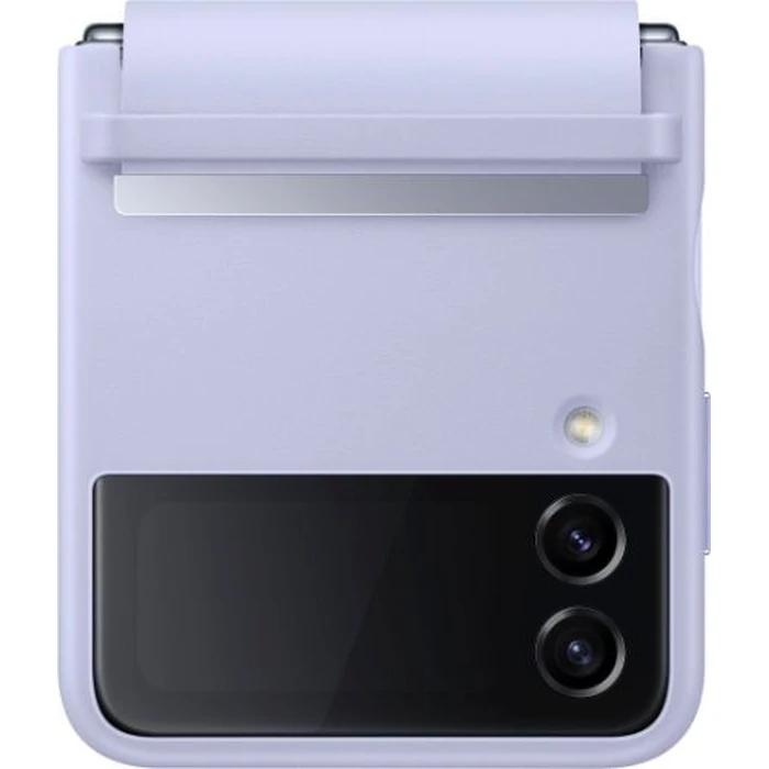 Samsung Flap Leather Phone Case for Samsung Galaxy Z Flip4 - Serene Purple by Samsung - Refurbished - Brand New condition