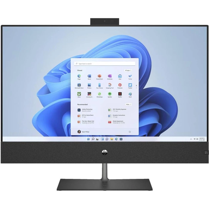 HP Pavilion 32-b1000 AIO Desktop PC 31.5" - Intel Core i7-13700T 1.4GHz - 256GB - Sparkling Black - 12GB RAM - 31.5 Inch by HP - Refurbished - Excellent condition