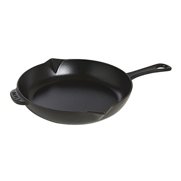 ZWILLING J.A. HENCKELS 40510-617 Staub Fry Pan 10"/26 cm, Medium, Black by STAUB - Image 1