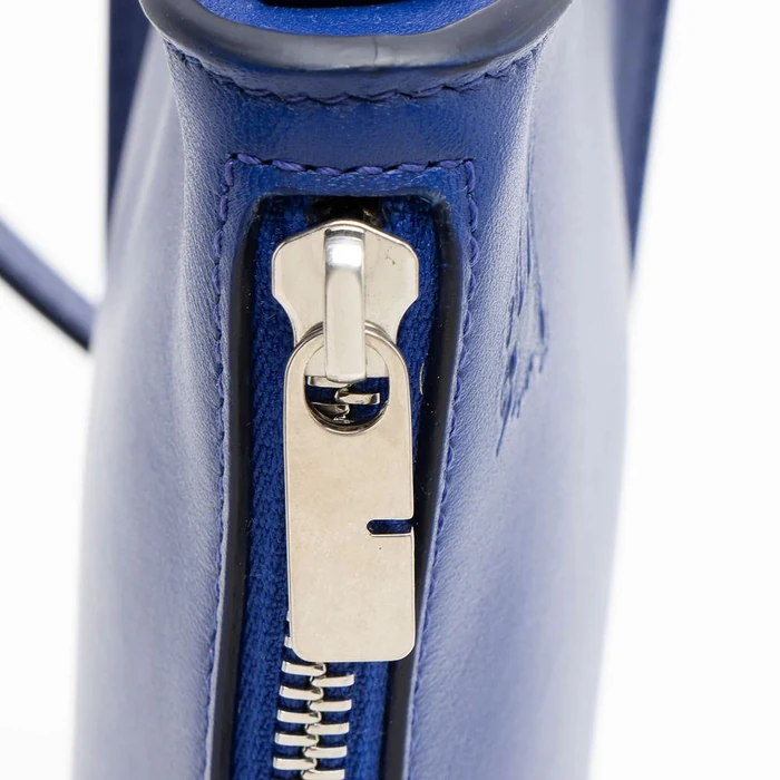 Burberry Leather Shield Mini Shoulder Bag - Leather - Blue by Burberry - Image 9