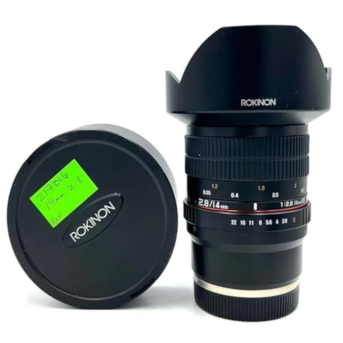 Rokinon FE14M-E 14mm F2.8 Ultra Wide Lens for Sony E-mount and Fixed Lens for Other Cameras by Rokinon - Used - Very Good condition - US$364.48