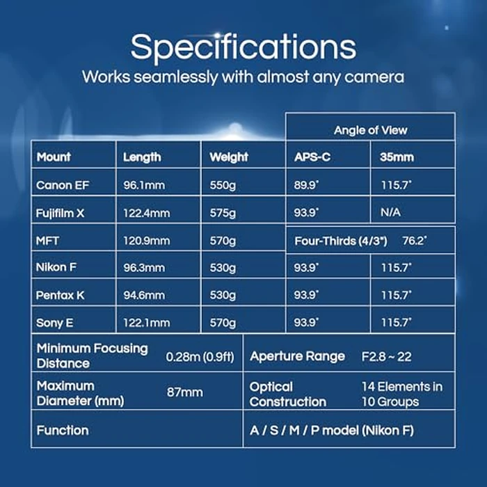 Rokinon FE14M-E 14mm F2.8 Ultra Wide Lens for Sony E-mount and Fixed Lens for Other Cameras by Rokinon - Image 5