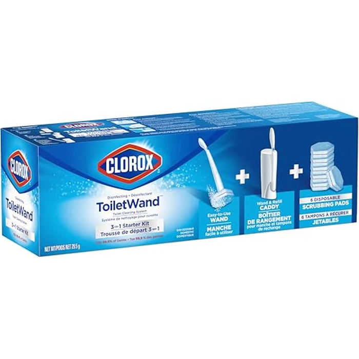 Clorox Disinfecting ToiletWand, Toilet Cleaning System, Starter Kit by Clorox - Image 1