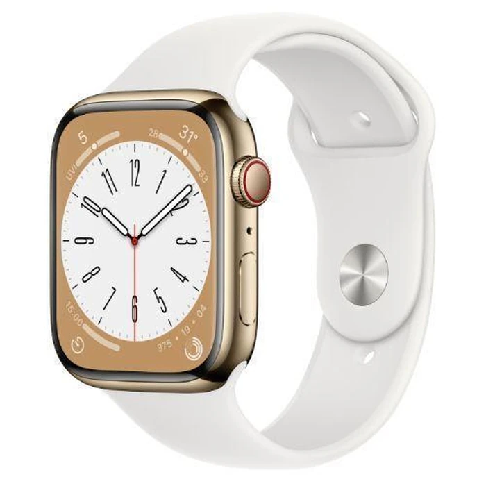 Apple Watch Series 5 (GPS) - 32GB - 40mm - Gold Aluminum Case with Pink Sand Rubber Sport Band by Apple - Image 2