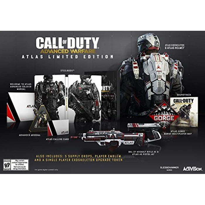 Call of Duty: Advanced Warfare - Atlas Limited Edition - PS4 by ACTIVISION - Used - Like New condition - CA$34.61