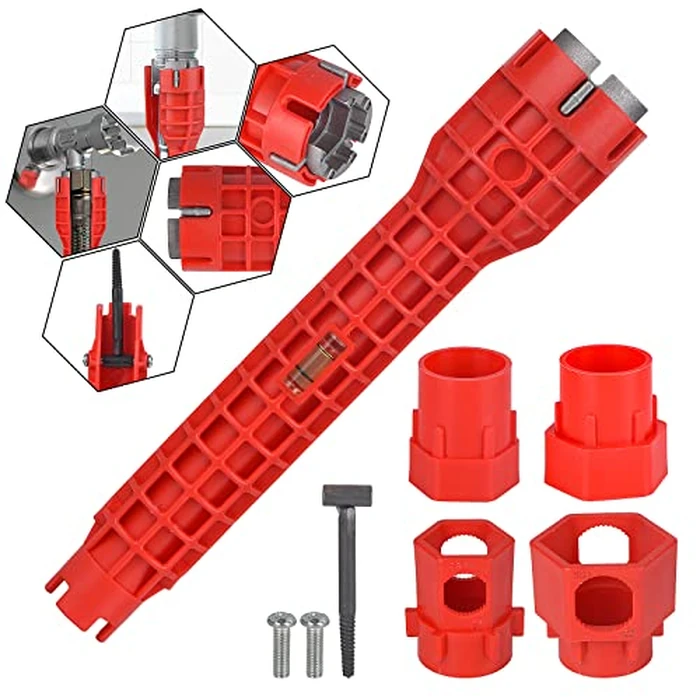 KUZIUA 14-in-1 Multi-functional Wrench for Toilet, Sink, Bathroom, Kitchen Plumbing Installation and Repairs by KUZIUA - Image 1