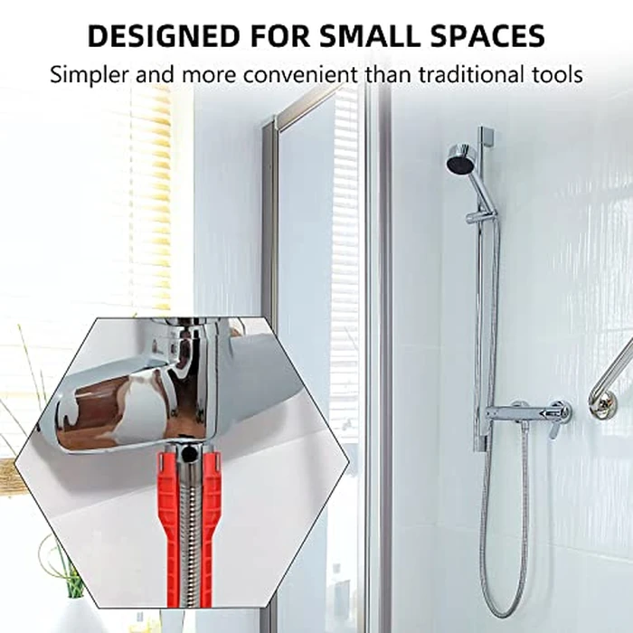 KUZIUA 14-in-1 Multi-functional Wrench for Toilet, Sink, Bathroom, Kitchen Plumbing Installation and Repairs by KUZIUA - Image 7