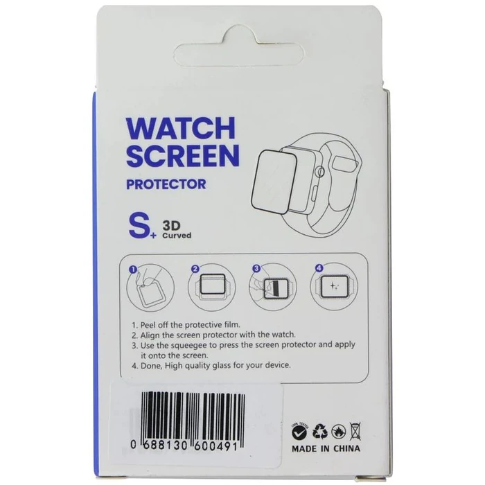 LITO S+ 3D Curved Watch Screen Protector for Apple Watch Series 7 (41mm) - Clear by LITO - Image 2