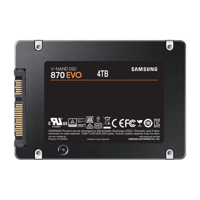 Samsung 870 EVO SATA 2.5" Interval SSD - Black (4TB) by Samsung - Image 2