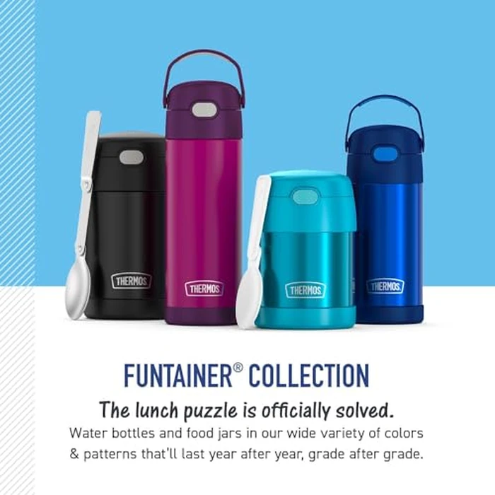 THERMOS FUNTAINER 14 Ounce Stainless Steel Vacuum Insulated Bottle, Sketchbook by Thermos - Image 3