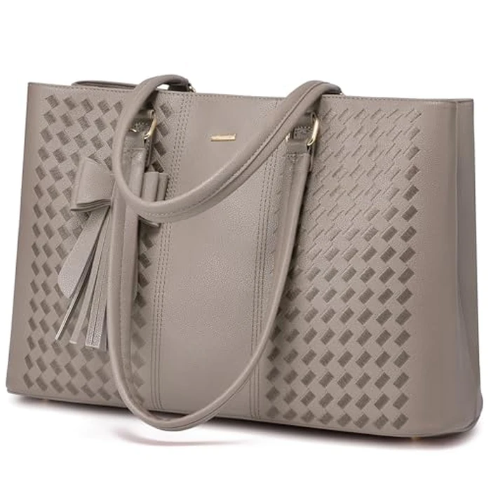 LOVEVOOK Laptop Tote Bag for Women 15.6 Inch Waterproof Leather Computer Bags for Business Office Work Briefcase by LOVEVOOK - Used - Very Good condition - US$27.87