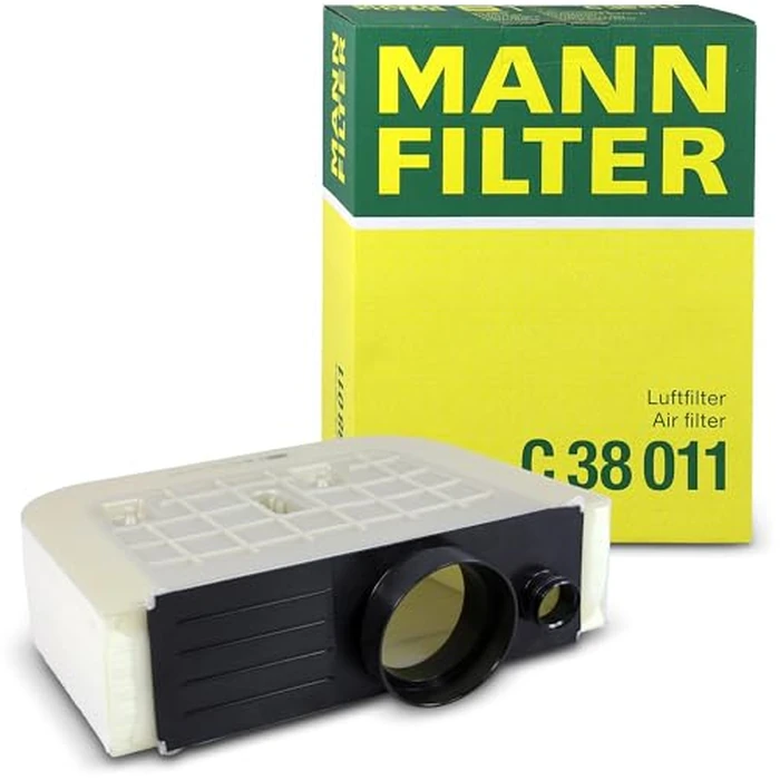 Mann Filter C 38 011 Engine Air Filter Replacement Compatible With Audi Q7 (2017-2024) by Mann Filter - Image 1