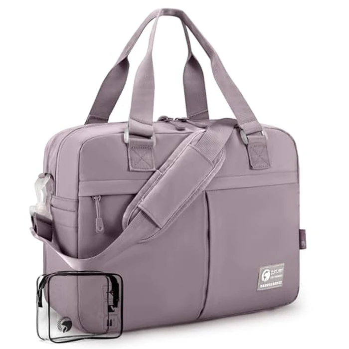 BAGZY 40x30x15cm Personal Item Travel Bag 16x12x6 Under-seat Carry on Bags for Airplanes 20L Expandable 30L Lightweight Duffle Bag Weekender Bags with Wet Pocket for Gym Overnight Hospital Purple by BAGZY - Used - Very Good condition - US$27.26