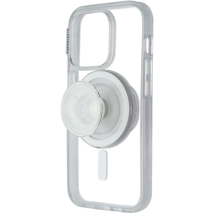PopSockets PopCase with MagSafe for iPhone 15 Pro - Clear by PopSockets - Image 2