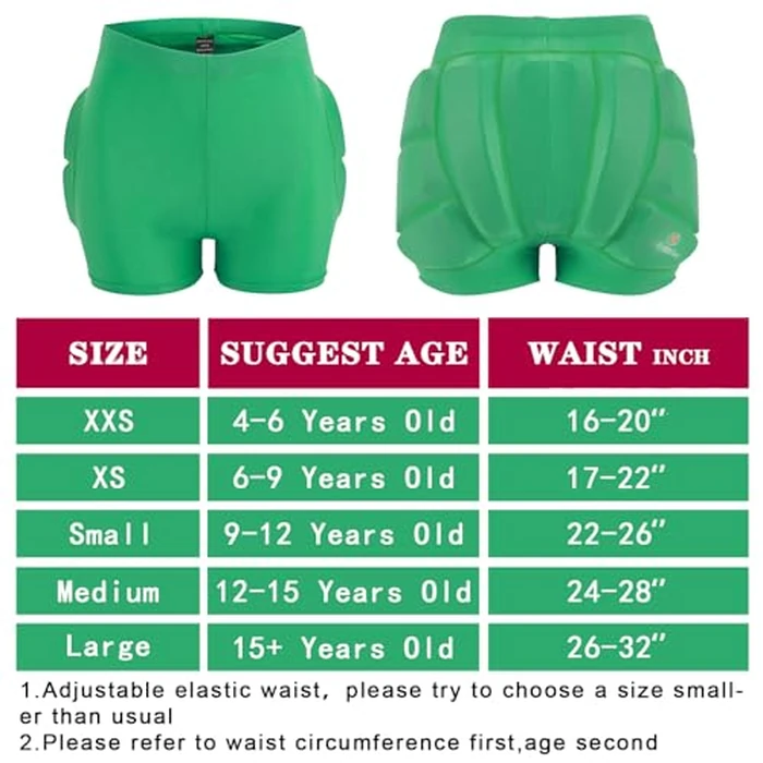 Kids Hip Butt Protection Pads Shorts, Youth Child 3D Tailbone Protective Padded Short Pants for Hockey Roller Skating Skateboarding Scooter Skiing Skating Snowboard (Pink, Small) by RIDBIKER - Image 4