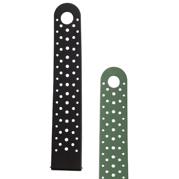 Strap Studio Active Rubber Watch Band 20mm - Black/Khaki by Strap Studio - Refurbished - Excellent condition