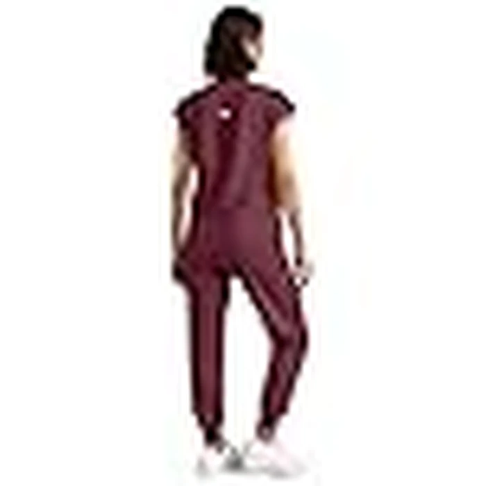 Eadflie Scrubs for Women Set - Stretch Medical Uniform Scrubs - Slim Fit Top & Cargo Pant Scrubs Set with 11 Pockets for Nurse Esthetician Workwear - (Burgundy/L) by Eadflie - Image 6