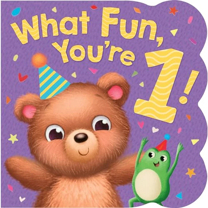 What Fun, You’re 1! - Baby’s First Birthday Picture Board Book | Adorable Rhymes with Cute Animals | Celebrate Milestones with Colorful Storytime Fun ... for 1-Year-Old Boys & Girls (Tender Moments) by Kidsbooks - Used - Acceptable condition