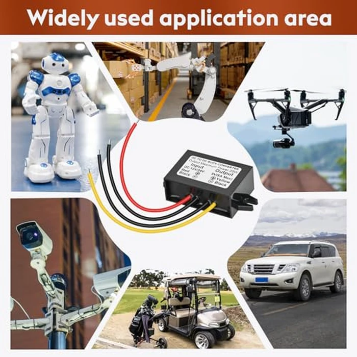 Klnuoxj DC 24V 12V to 5V 5A 25W Step Down Converter Module Buck Reduced Voltage Regulator Car Power Converter (2-Pack) by Klnuoxj - Image 7