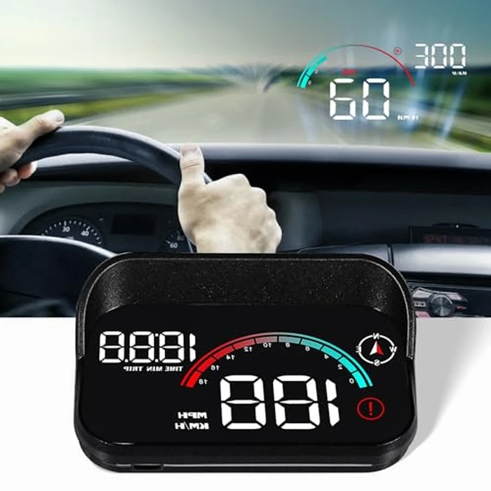 P SEPEY Windshield Speedometer Projector, Digital GPS Speedometer with Speed, Overspeed, Heads Up Display for Cars Suitable for All Vehicles by P SEPEY - Image 7