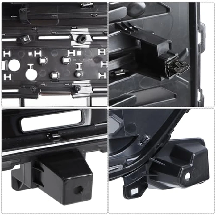 Duolctrams w/o Camera Hole Chrome Grille Set 2pcs Compatible with 2022-2025 GMC Sierra 1500 Denali Front Bumper Grille & Upper Grill 84878064 84878065 by Duolctrams - Image 7