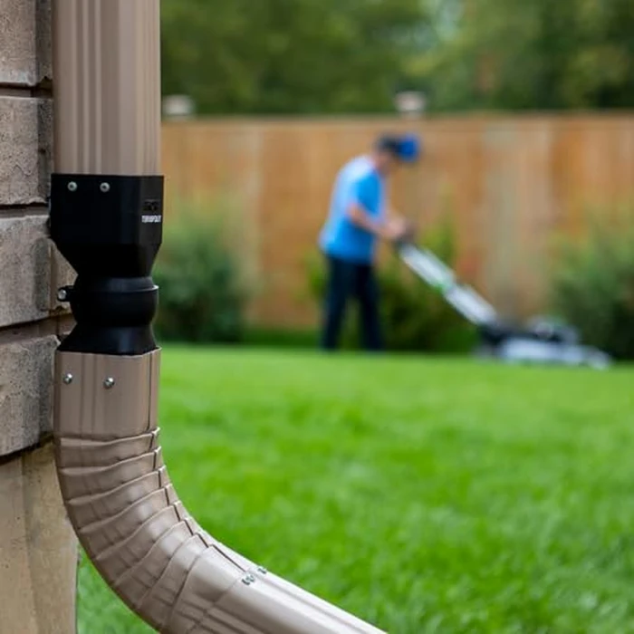 TurnSpout Directional Downspout Connector Black - Fits 3”x 3” downspouts by TURNSPOUT - Image 2
