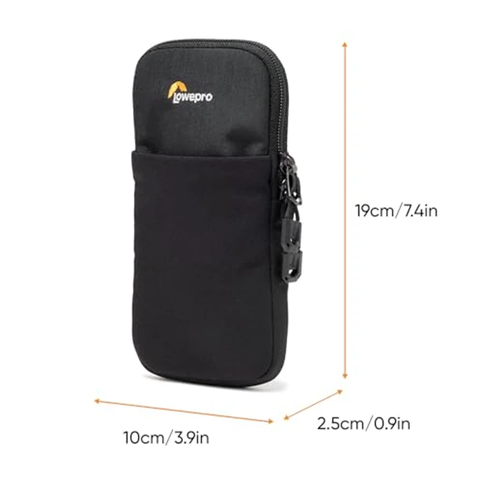 Lowepro ProTactic CS Phone III Phone Holder - Black, Padded Phone Case for Pro/Max Smartphones, SlipLock(TM) Attachment, Compatible with ProTactic Backpack III, by LowePro - Image 2