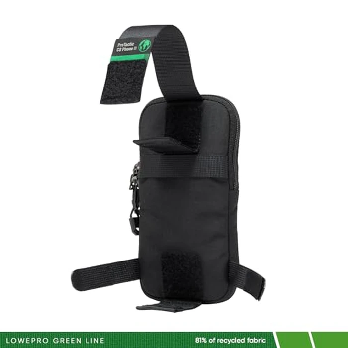 Lowepro ProTactic CS Phone III Phone Holder - Black, Padded Phone Case for Pro/Max Smartphones, SlipLock(TM) Attachment, Compatible with ProTactic Backpack III, by LowePro - Image 4