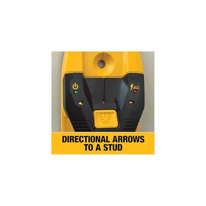 DEWALT Stud Finder, 3/4”, Locate Framing Studs Efficiently with LED Arrows, Ideal for Wood and Metal, AAA Batteries Included (DW0100) by DEWALT - Image 4