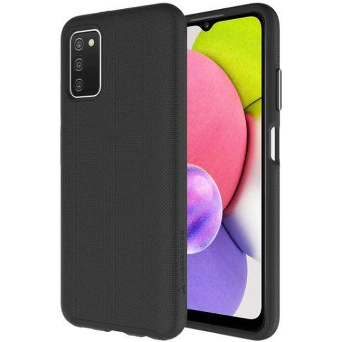 Axessorize PROTech Dual-Layered Anti-Shock Phone Case with Military-Grade Durability for Samsung Galaxy A03s - Black by Axessorize - Refurbished - Brand New condition - CA$23.99