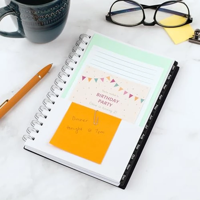 Mead 2026 Planner, Weekly & Monthly, 15-Month, 5-1/2" x 8-1/2", Small, Basic, Black (CRW4200526) by Mead - Image 5