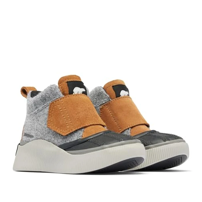 SOREL Children's Out N About lV Strap Waterproof Boot - Taffy, Black - 9 by Sorel - Image 3