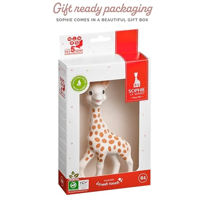 Vulli Sophie The Giraffe Teether, Brown/White by Sophie la girafe - Image 5