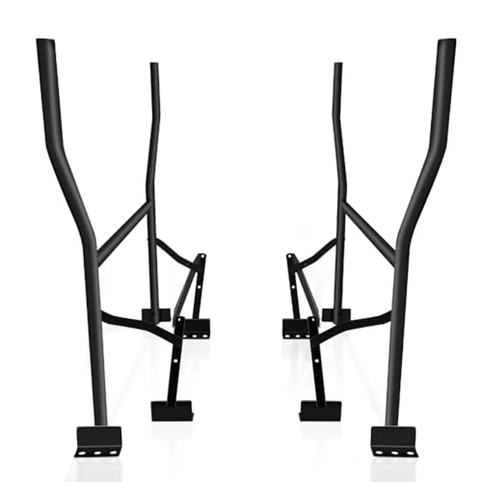 29" Heavy Duty Folding Table Legs Set of 2 - Commercial Banquet Foldable Legs for Kitchen DIY, Pedestal Folding Table Legs for Desk Repair & Home Furniture (Black Steel) (23.43 x 31.3 x 29.02 inch) by automoris - Image 2